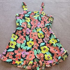 GB Girls Floral Kids Romper